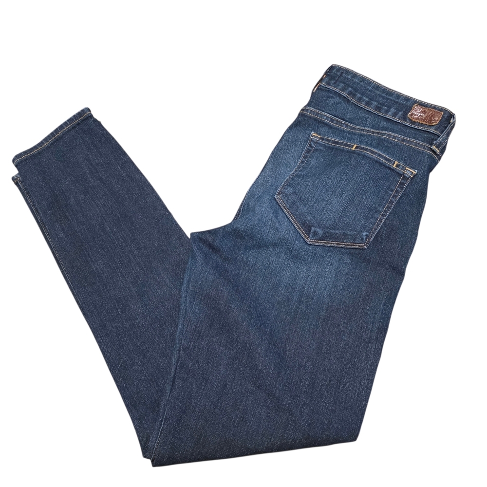 Paige Ankle Zipper Women's Blue Skinny Jeans Slim Size 31 - Picture 11 of 12
